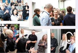 team pictures from a yoummday event