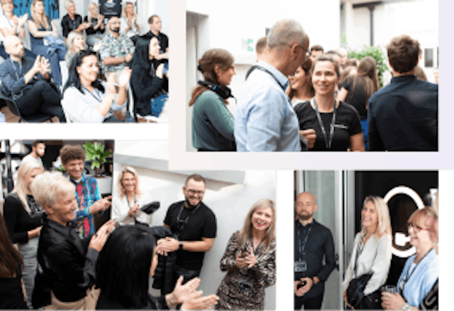 team pictures from a yoummday event