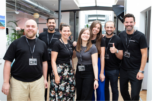 picture of the yoummday Talent support team