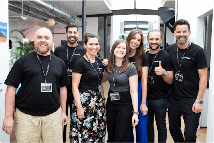 picture of the yoummday Talent support team